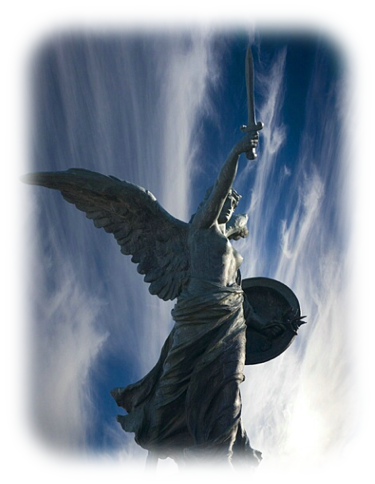 天使長の像